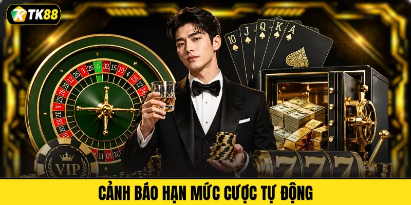 Cảnh báo hạn mức cược tự động