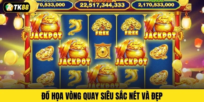 Đồ họa vòng quay siêu sắc nét và đẹp